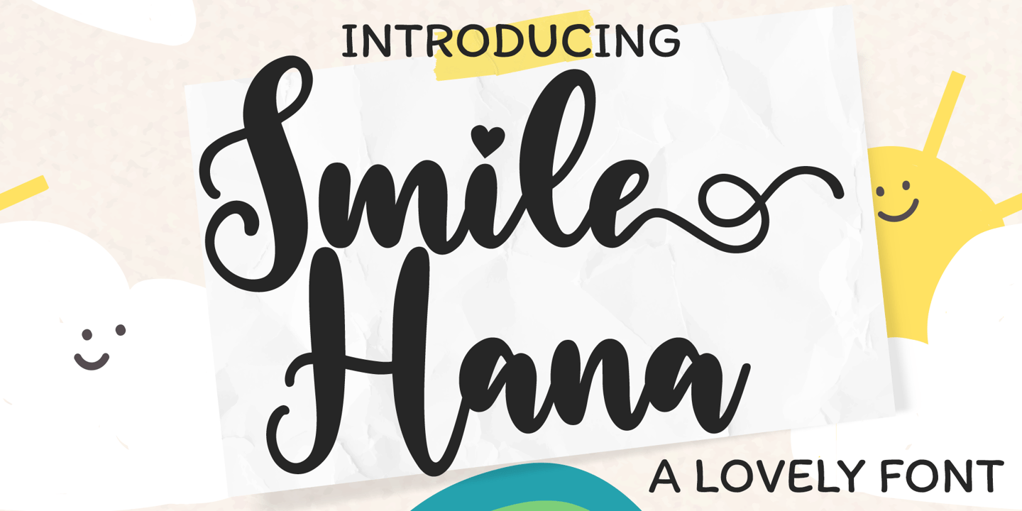 Image of Smile Hana Font