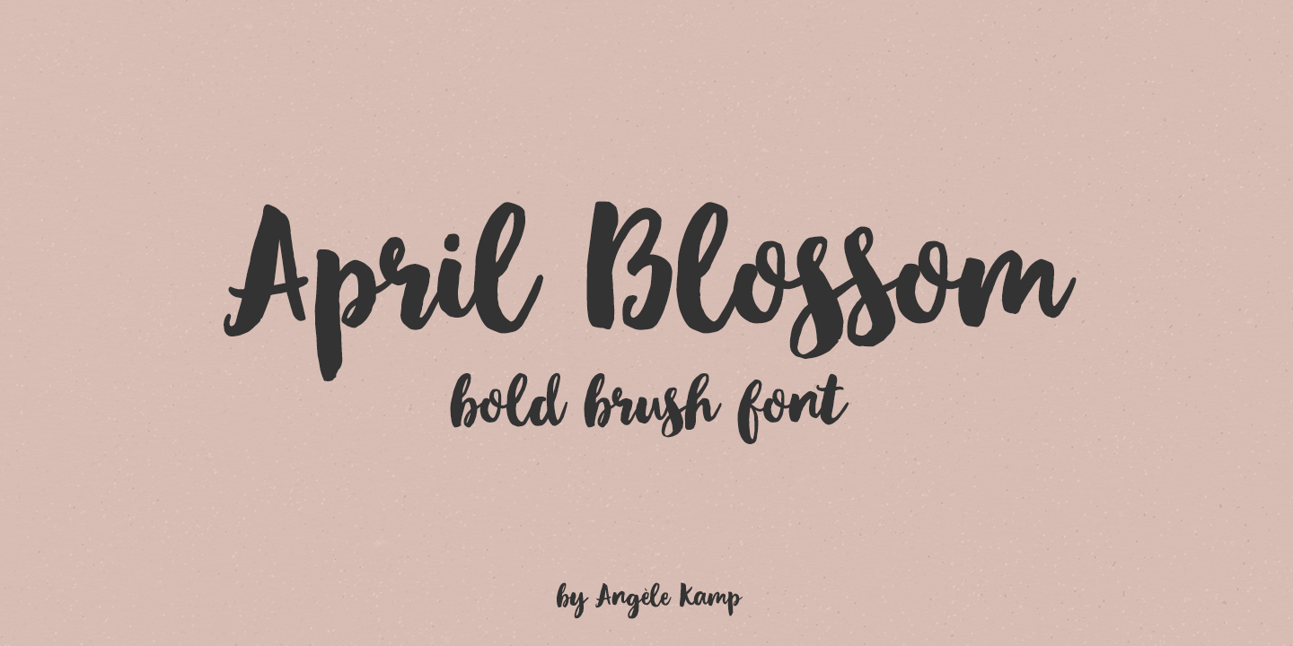 Image of April Blossom Font