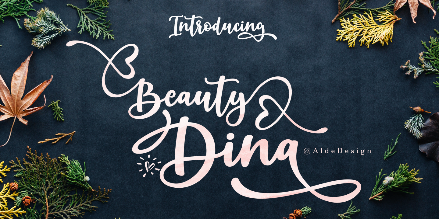 Image of Beauty Dina Font