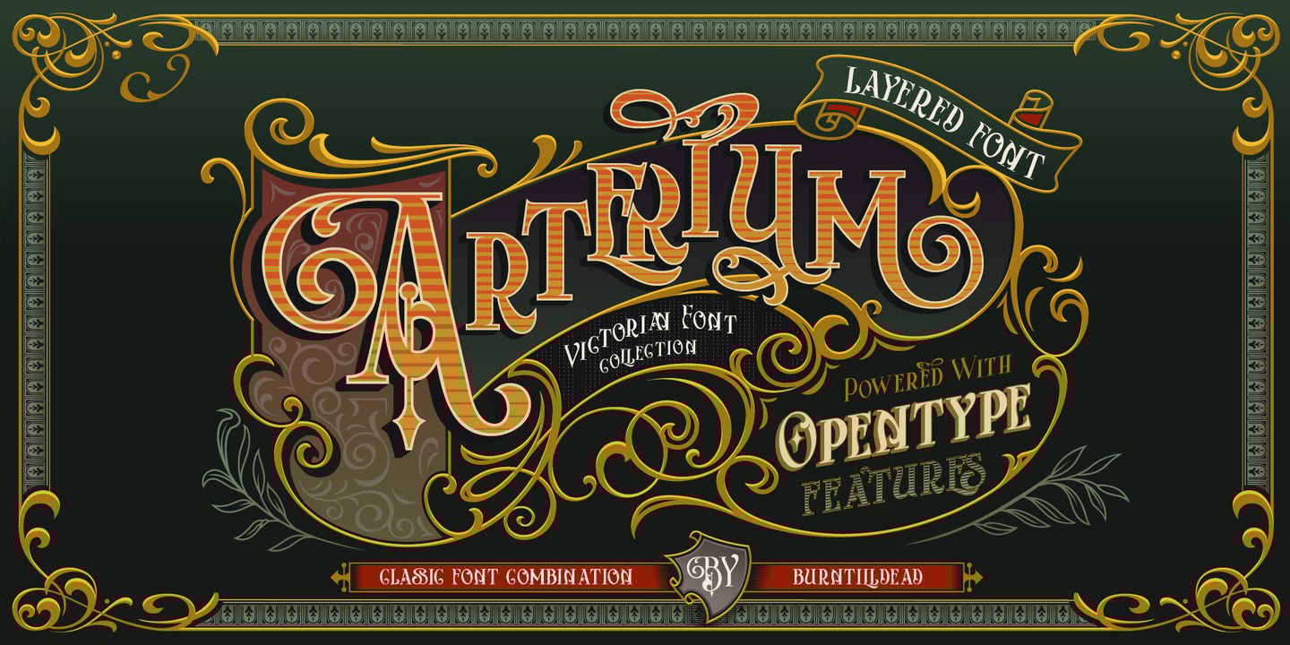 Image of Arterium Regular font