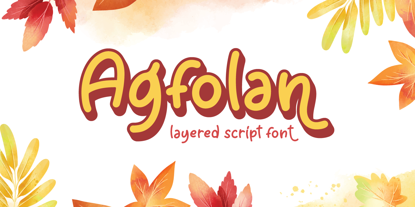Image of Agfolan Regular Font