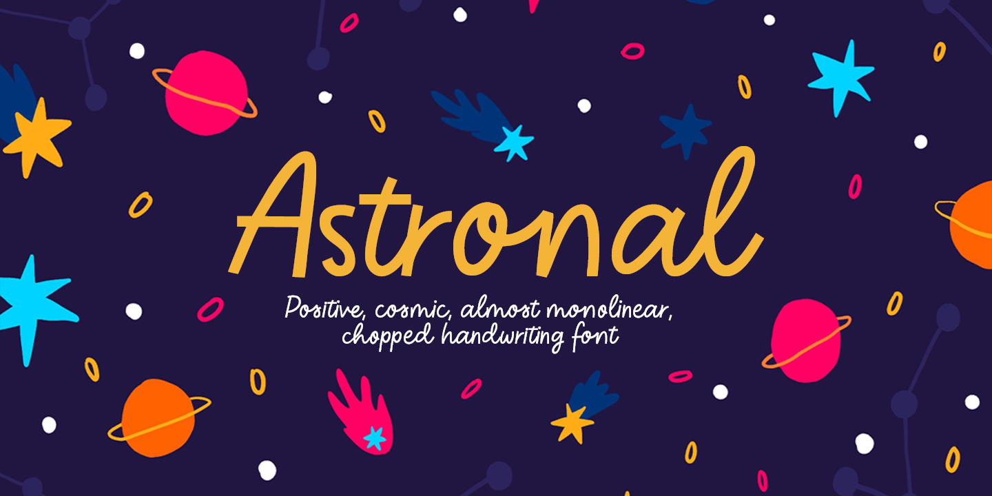 Image of Astronal Regular font