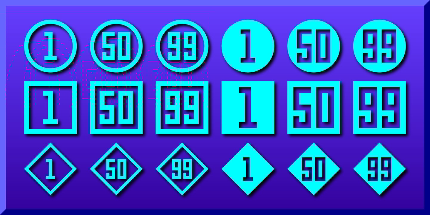 Numbers Style Three™