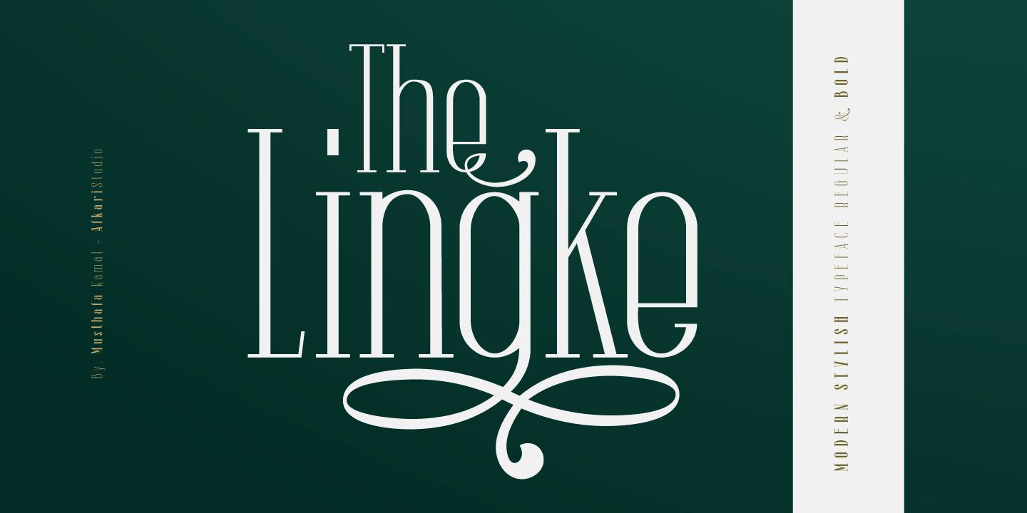 Image of The Lingke Bold font
