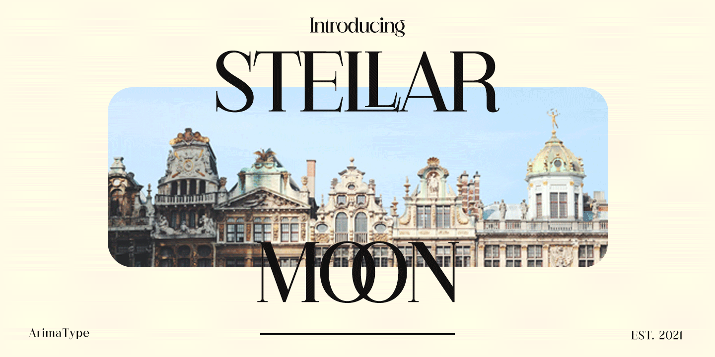 Image of Stellar Moon Regular Font