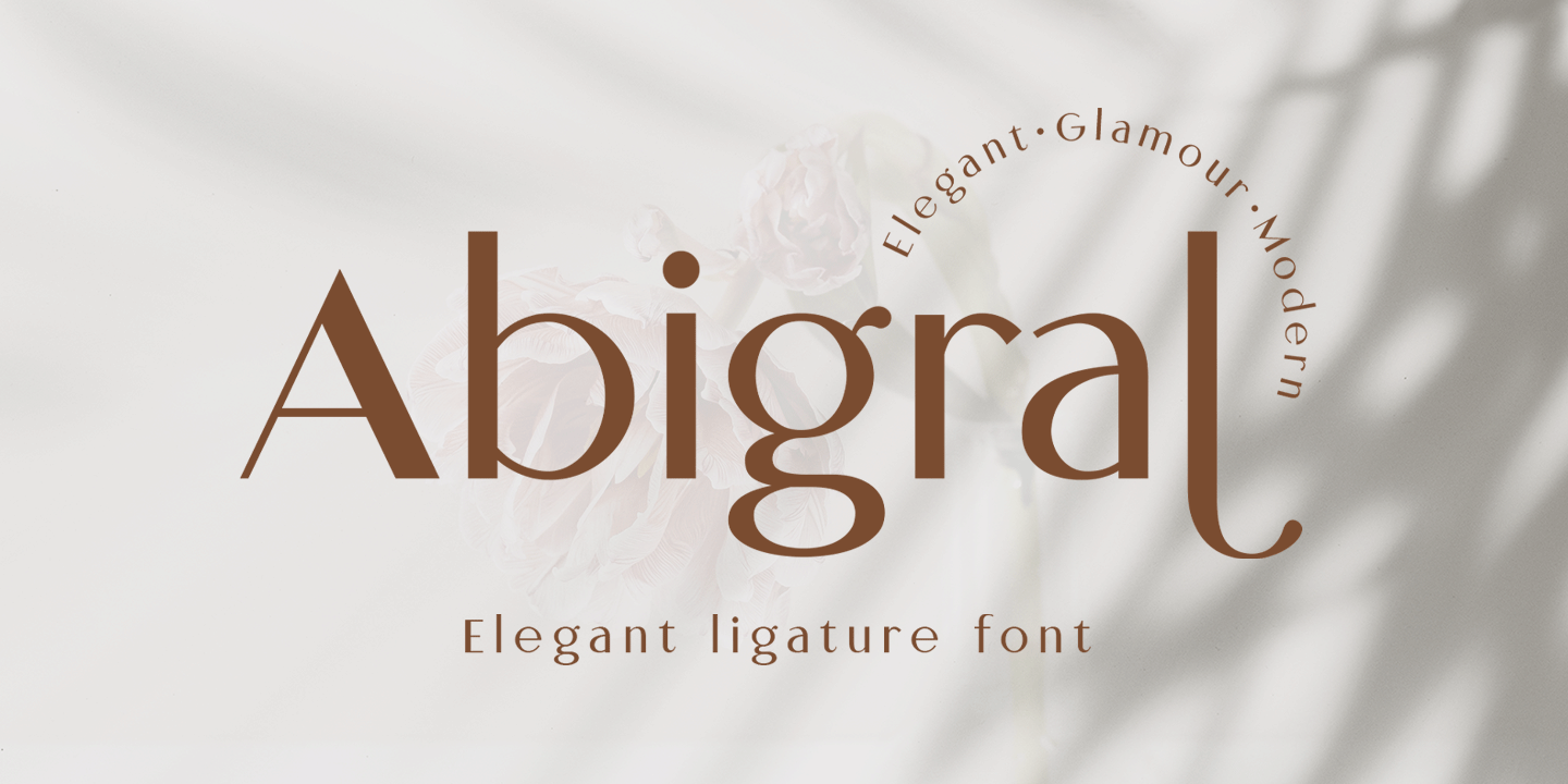 Image of Abigral Regular Font