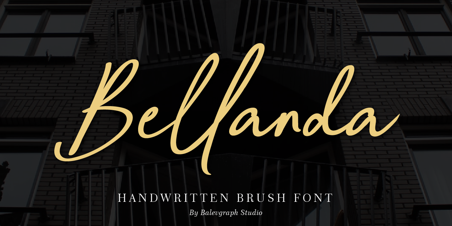 Image of Bellanda Regular font