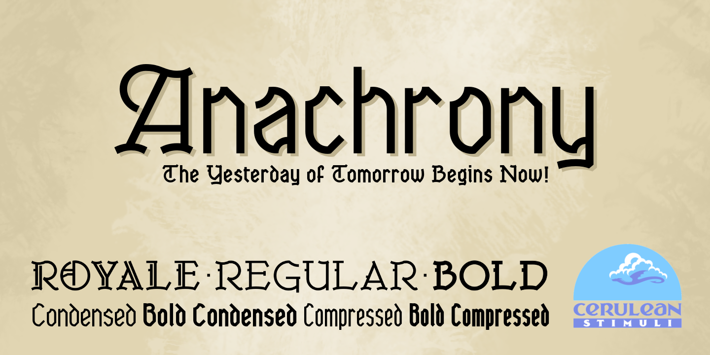 Image of Anachrony Bold Condensed Font