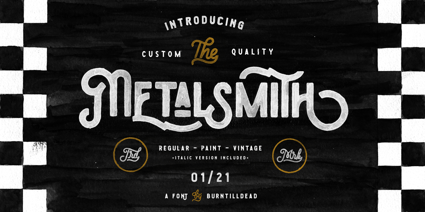 Image of Metalsmith Font