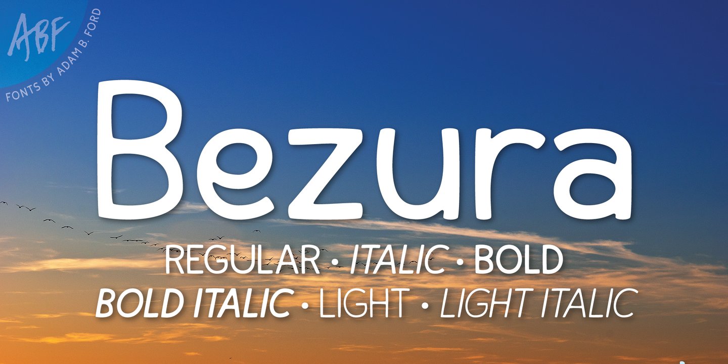 Image of Bezura Font