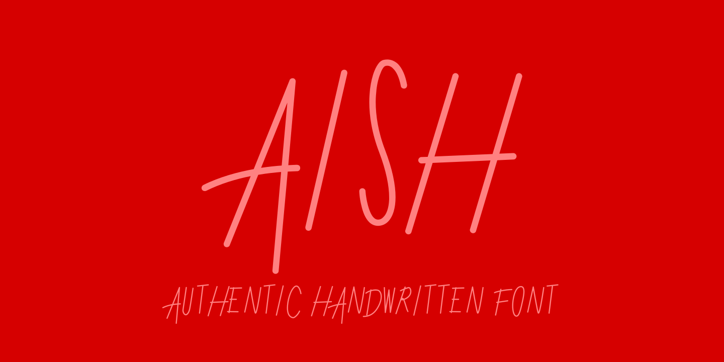 Image of Aish Font