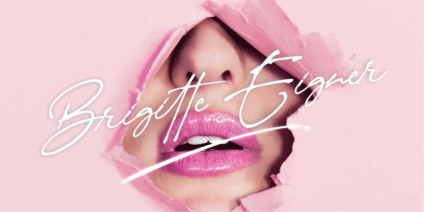 Image of Brigitte Eigner Regular font