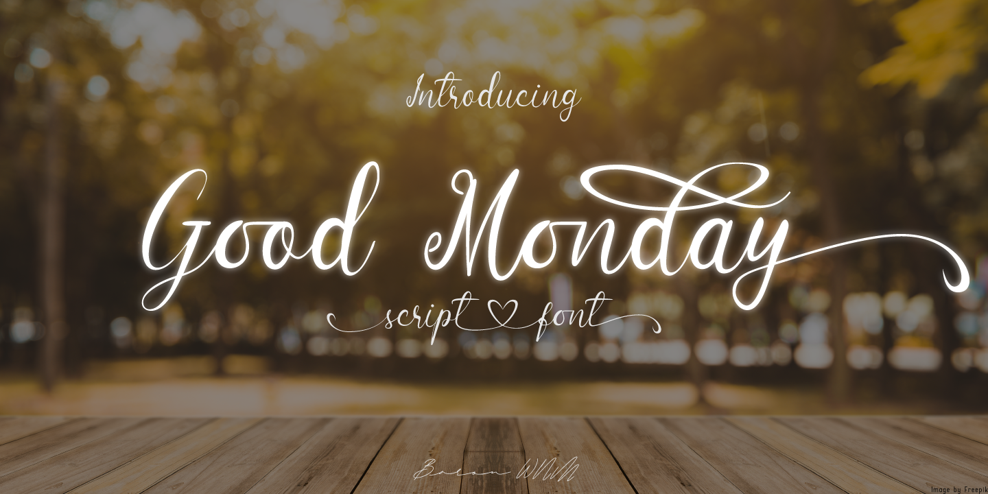 Image of Good Monday Font