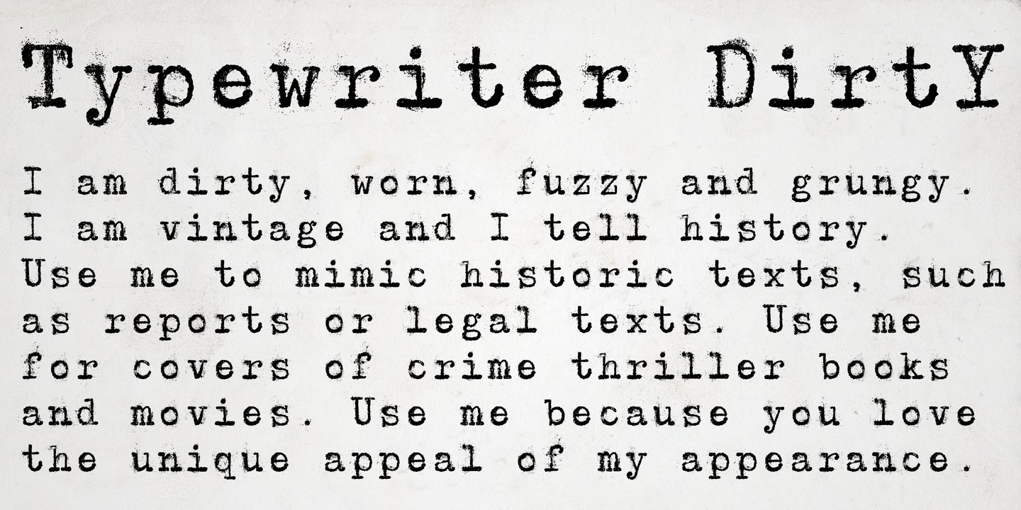 Typewriter DirtY
