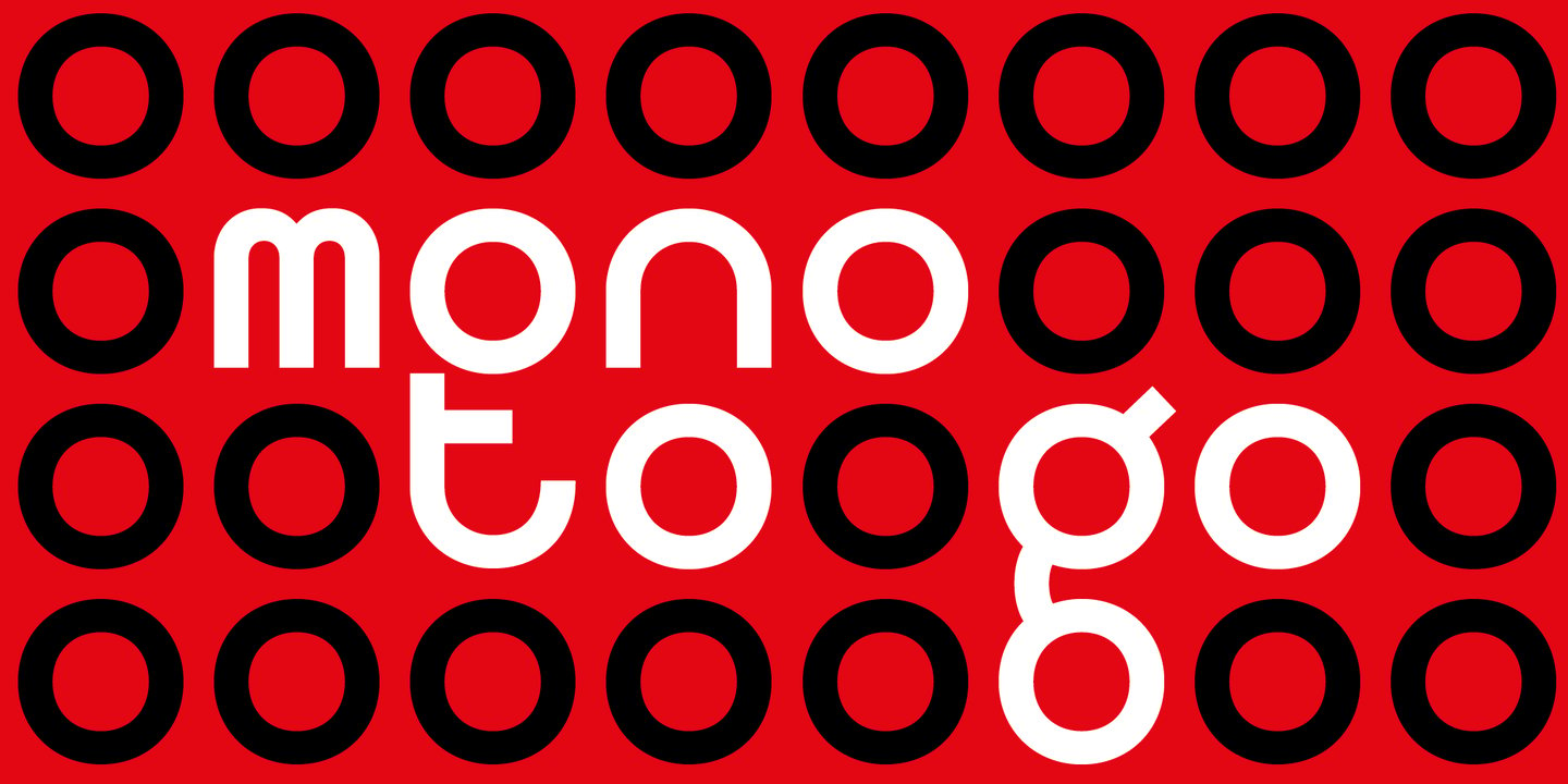 Image of Mono To Go Font