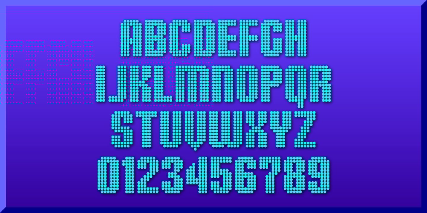 Display Dots Three Sans