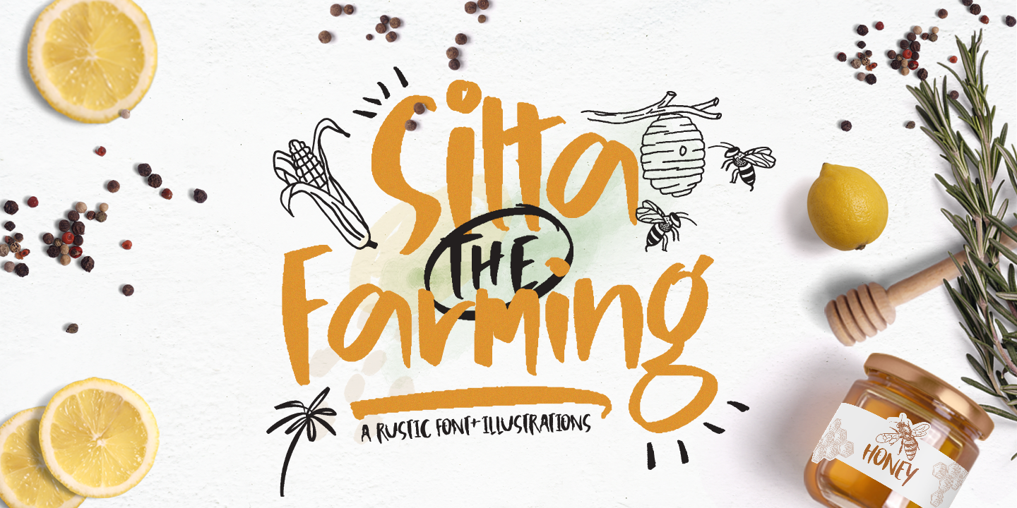 Image of Silta The Farming Regular Font