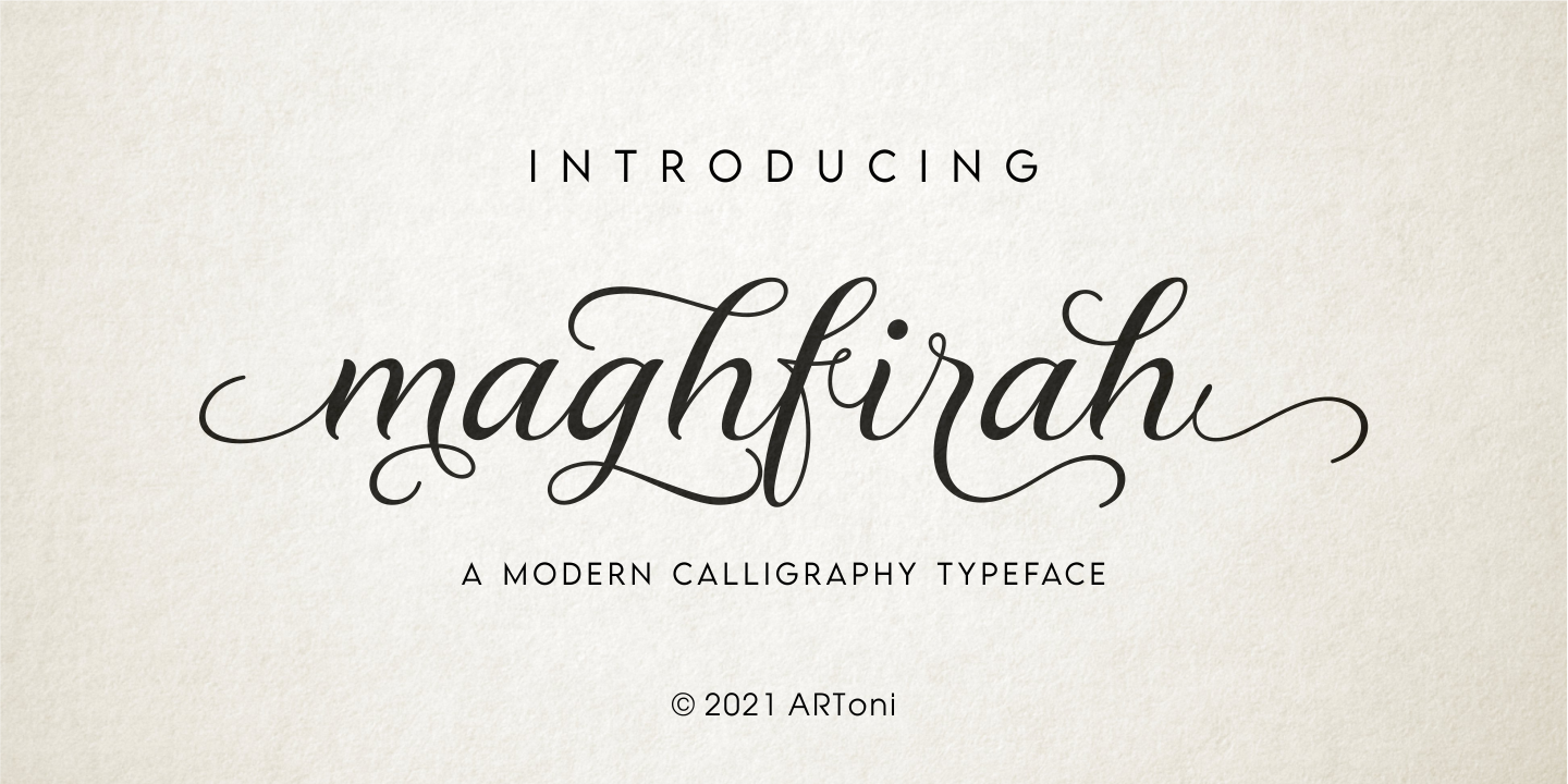 Image of Maghfirah Regular Font