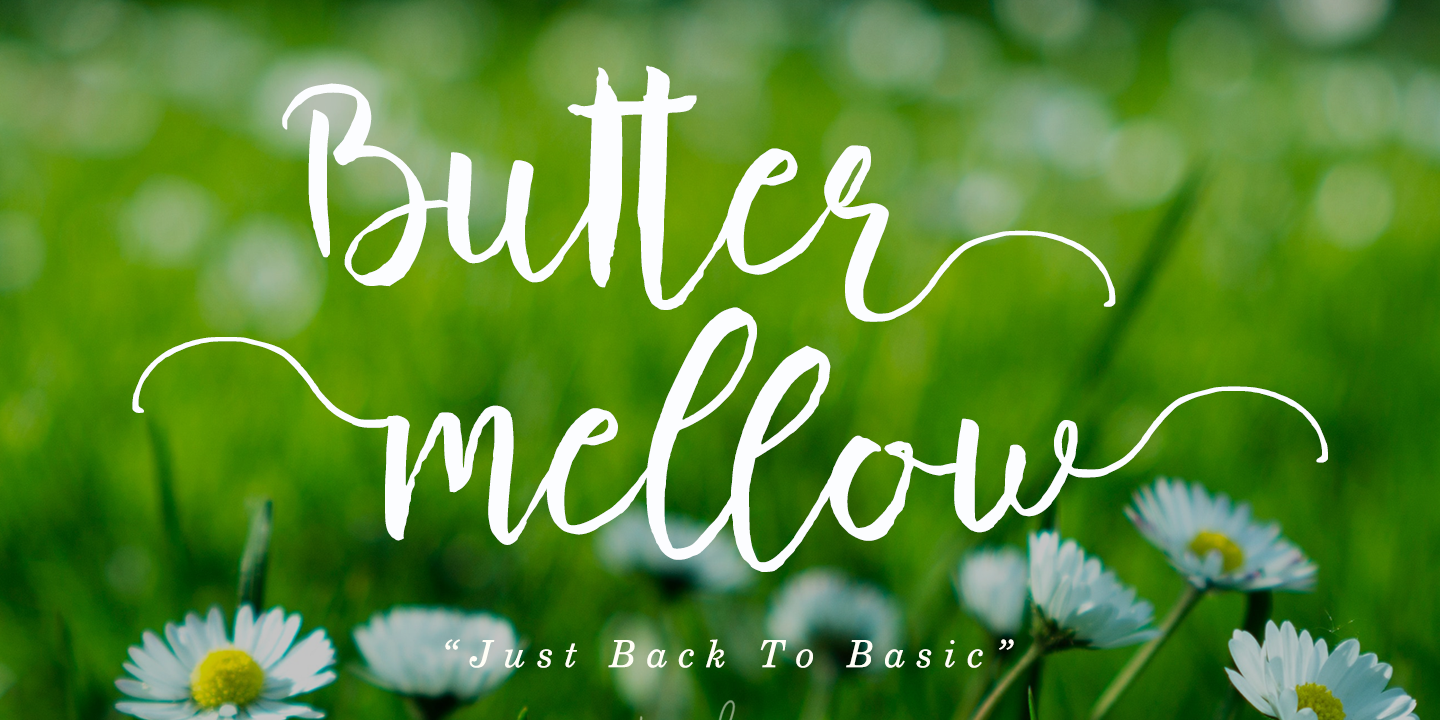 Image of Butter Mellow Regular Font