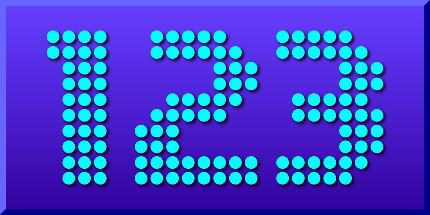 Display Dots Two Sans