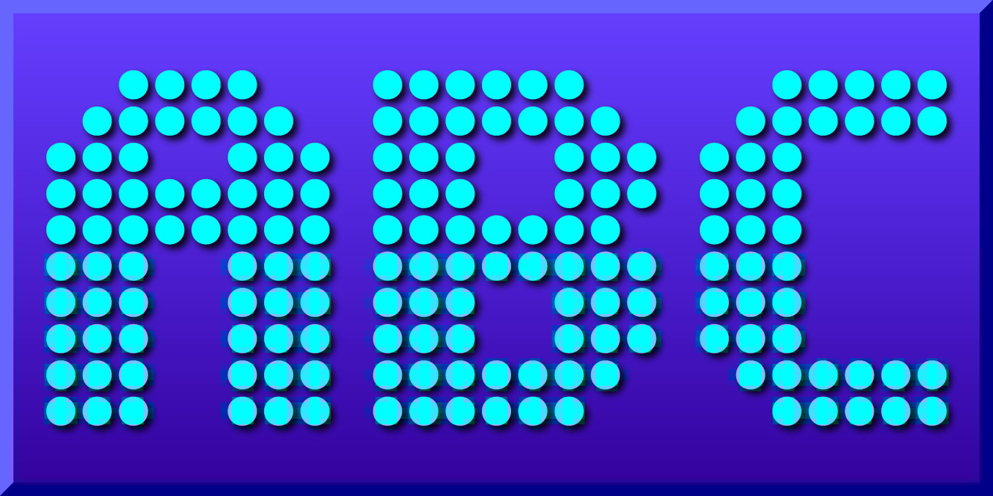 Display Dots Two Sans