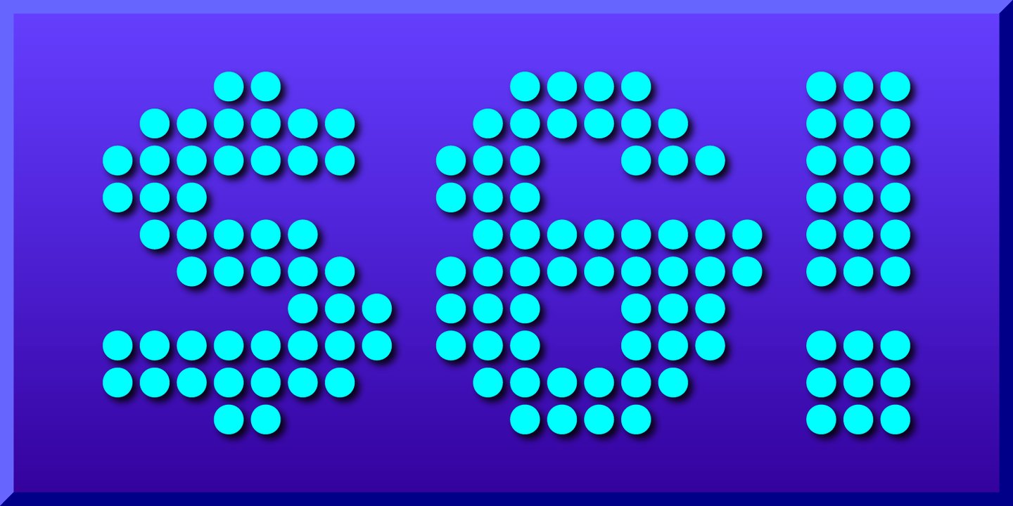 Display Dots Two Sans