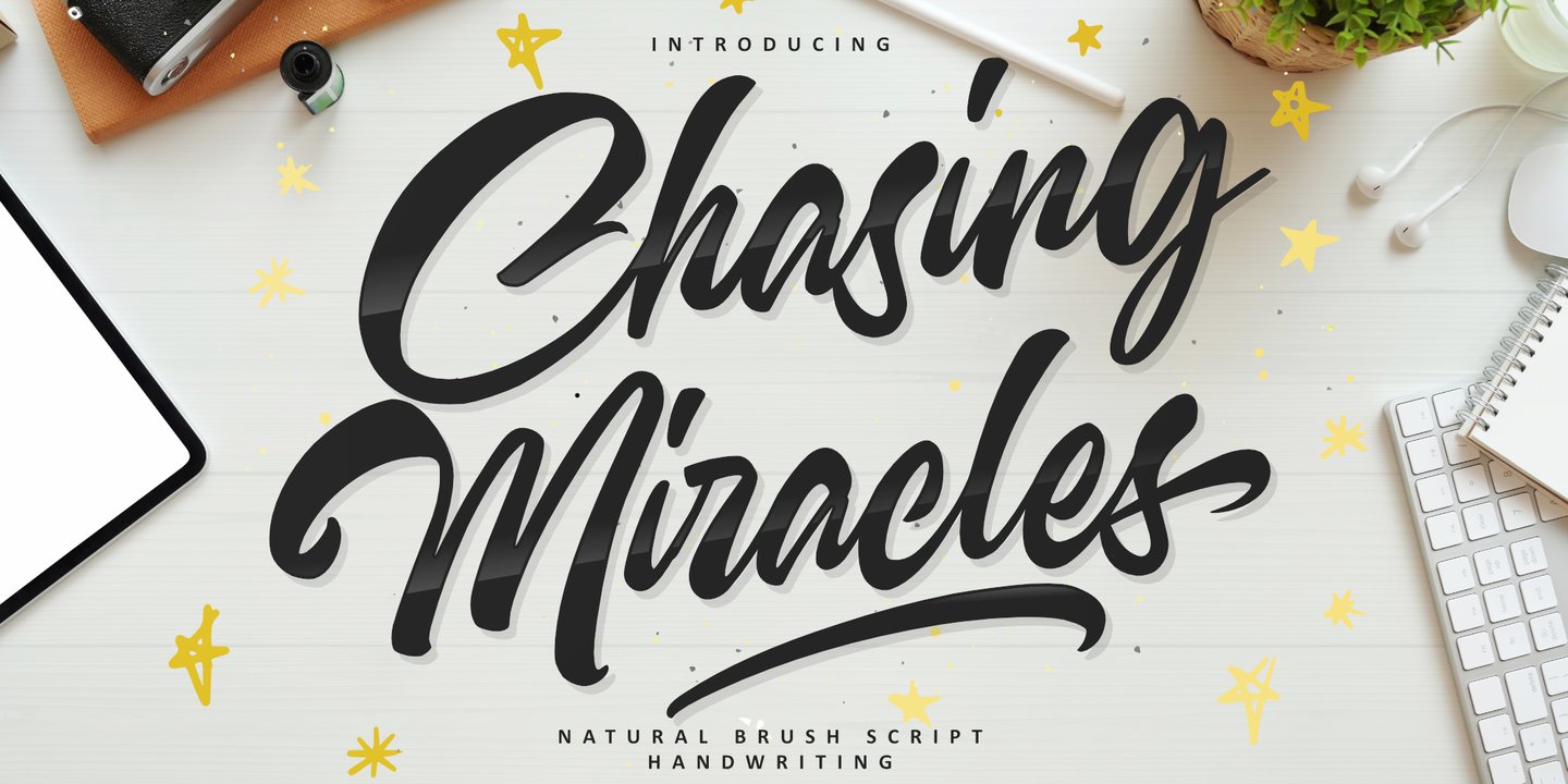 Image of Chasing Miracles Regular Font