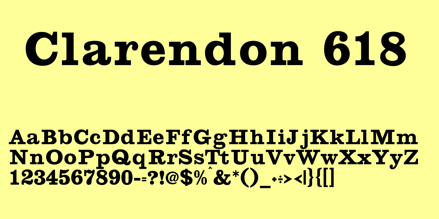 Clarendon 618