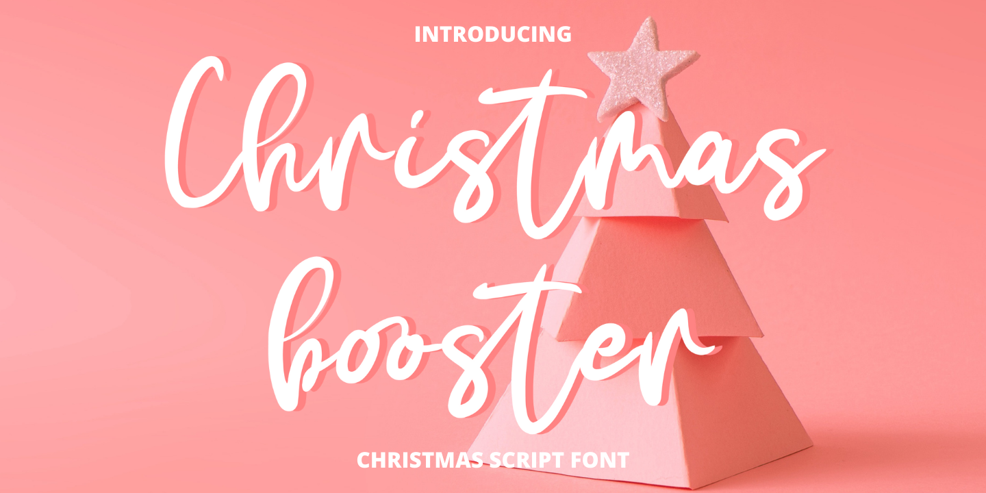 Image of Christmas Booster Regular font