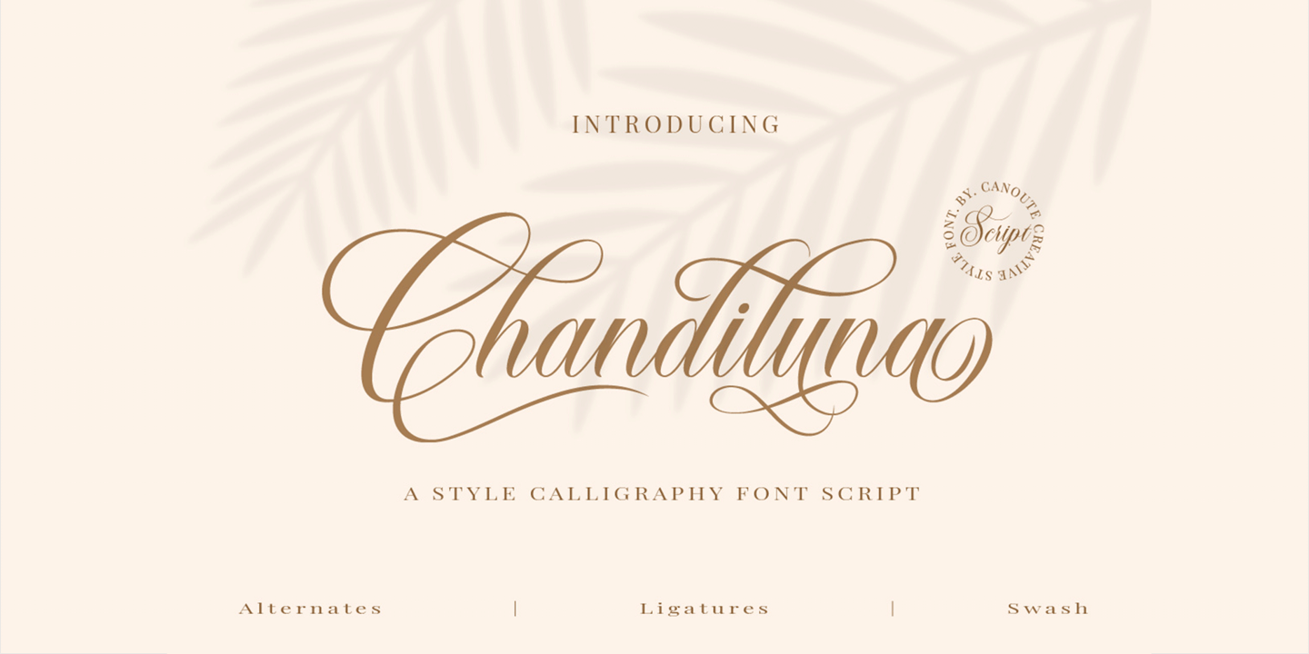 Image of Chandiluna Font