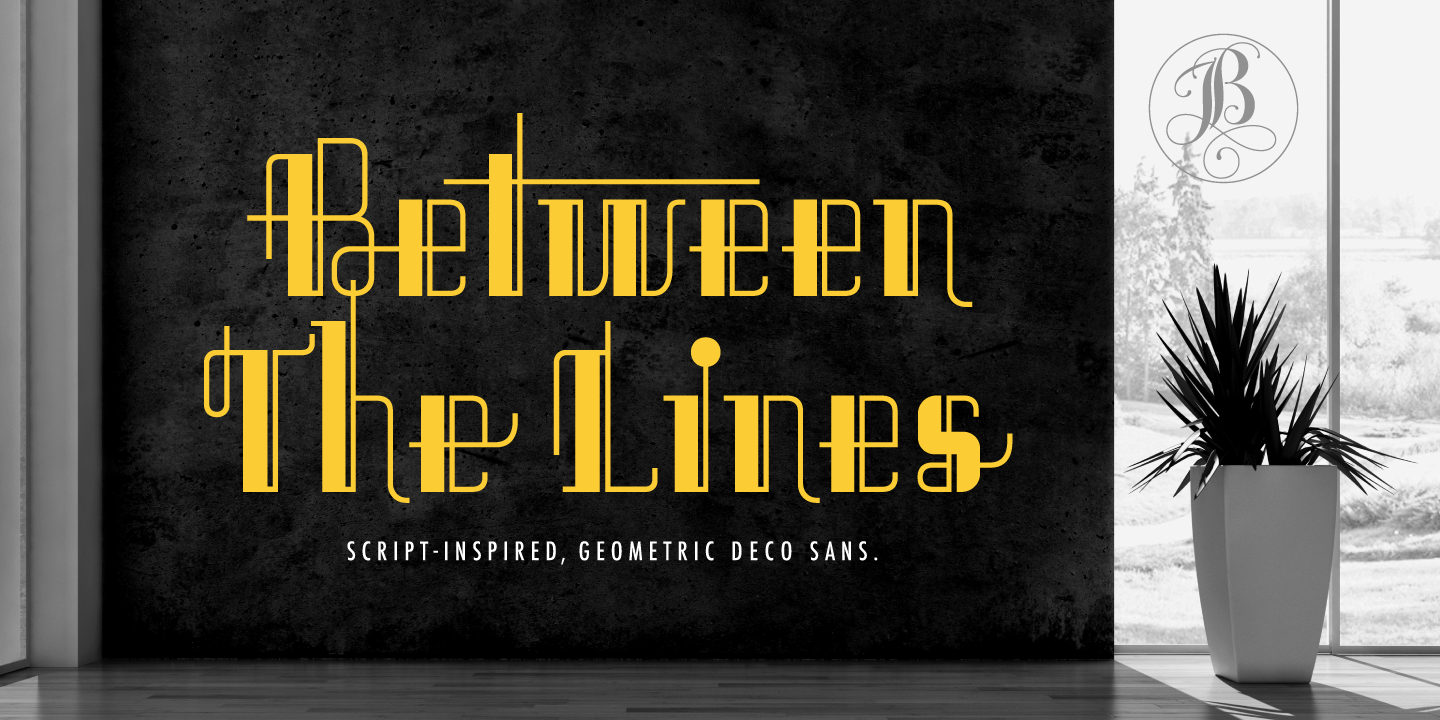 Image of Between The Lines BF Regular Font