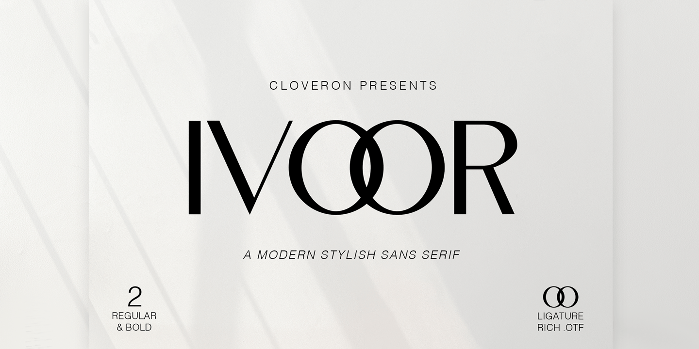 Image of Ivoor Regular font