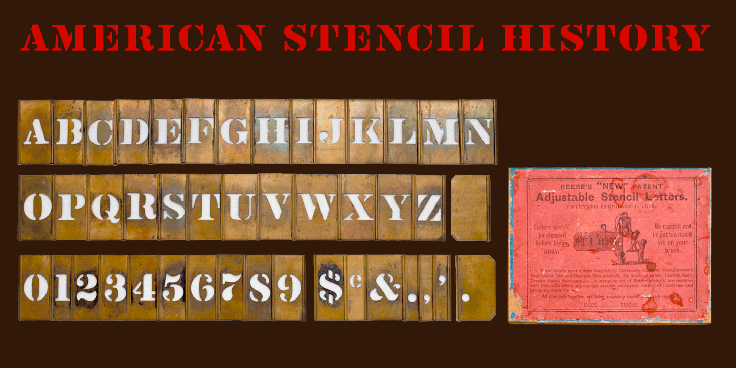 Vtg Stencil US No 2™