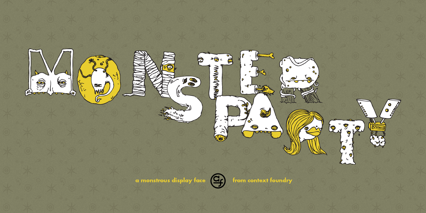 Image of Monster Party Font