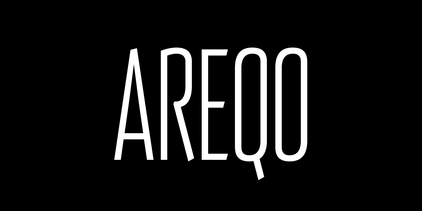 Image of Areqo 4F Font