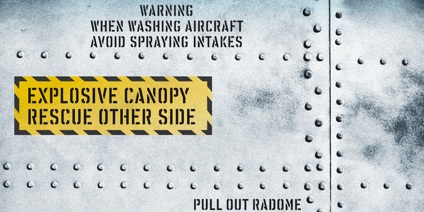 Vtg Stencil UK No 76™