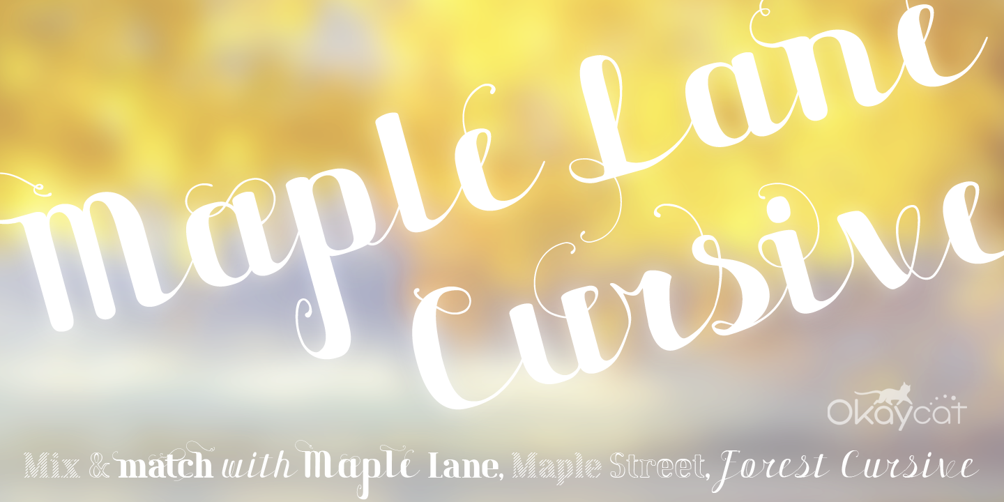 Maple Lane Cursive™