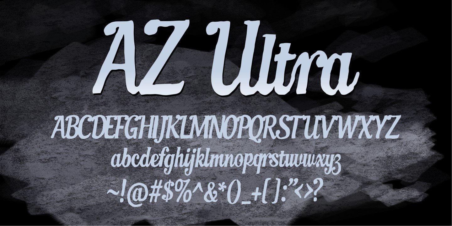 Image of AZ Ultra Font