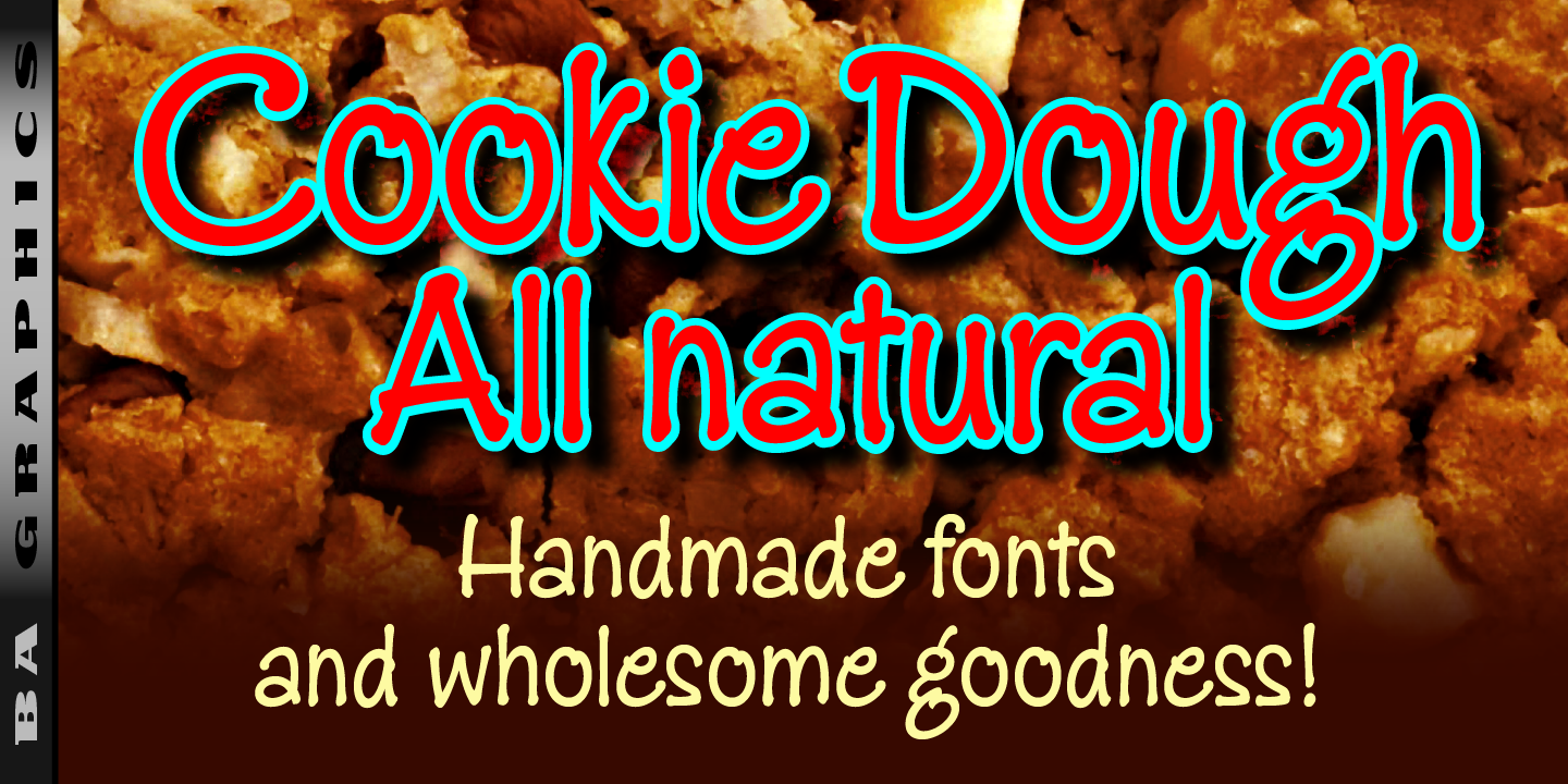 Image of Cookie Dough Font