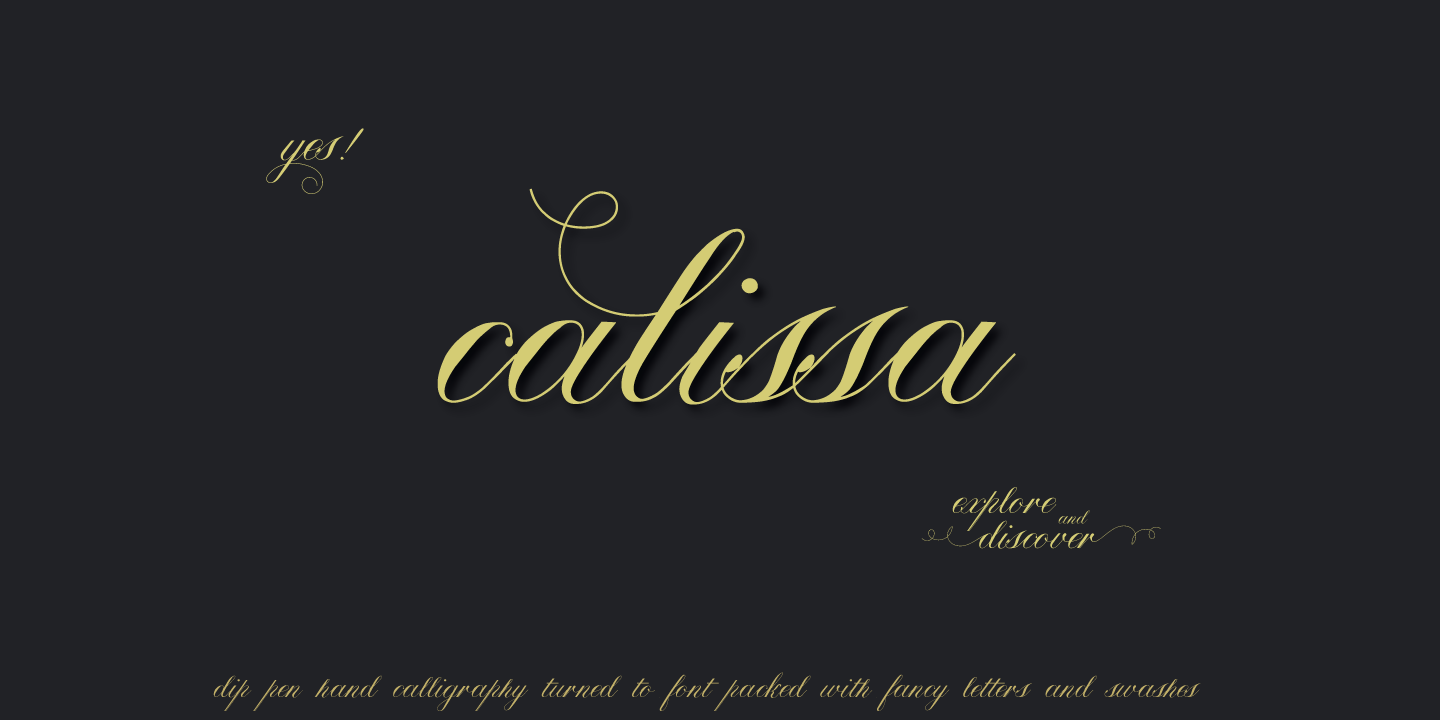 Image of Calissa Pro Font