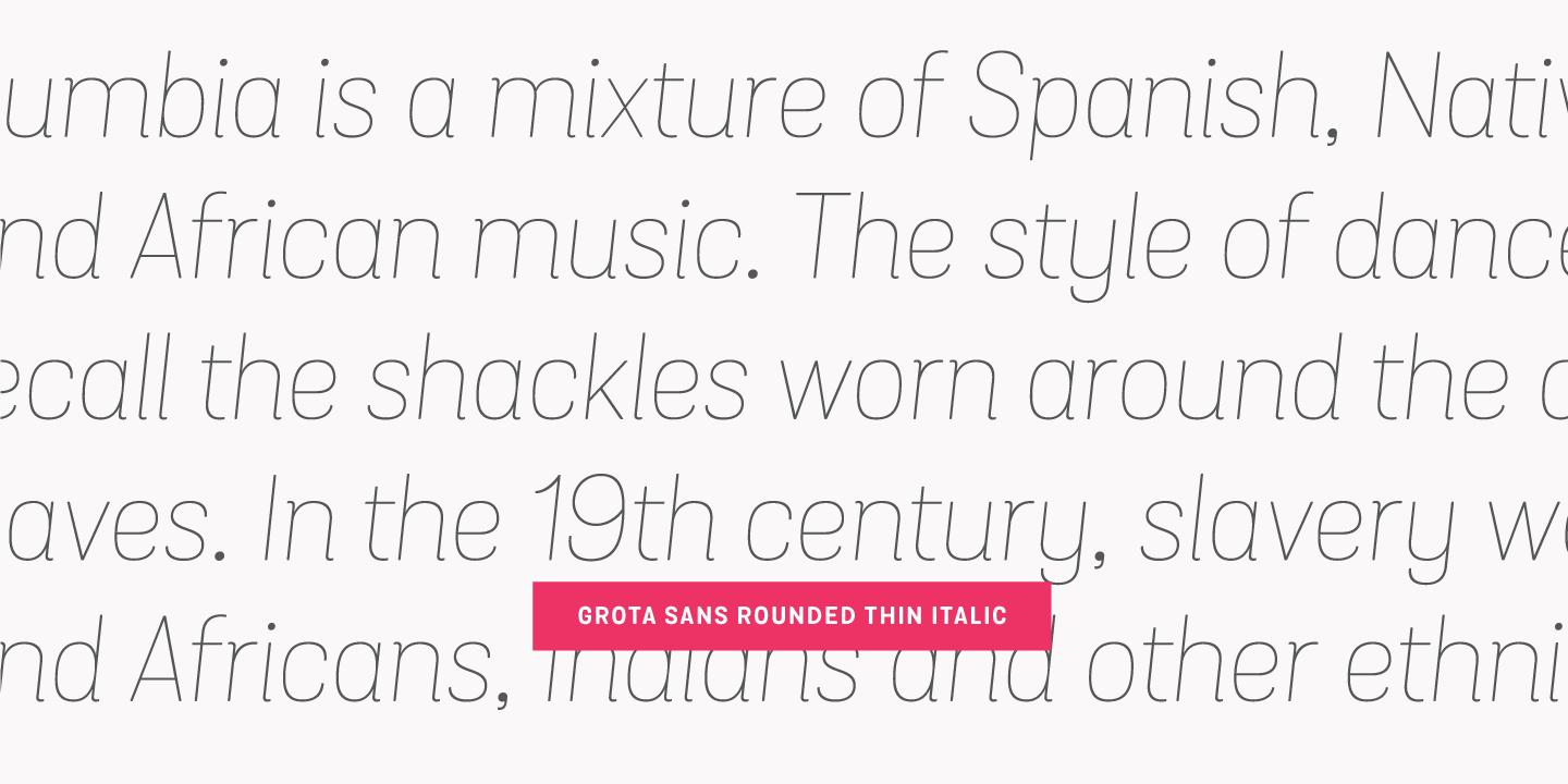 Grota Sans Rounded
