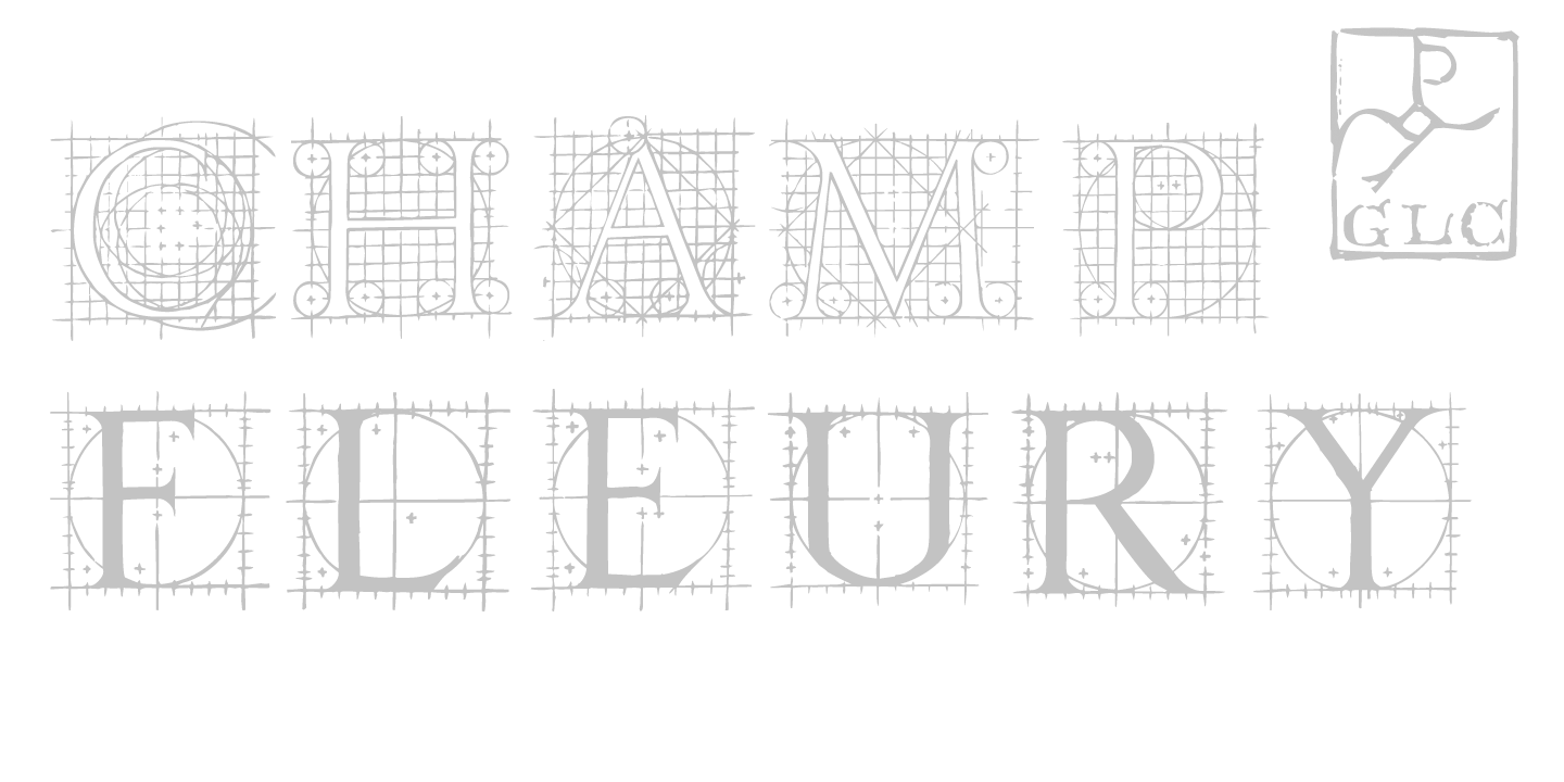 1529 Champ Fleury Initials