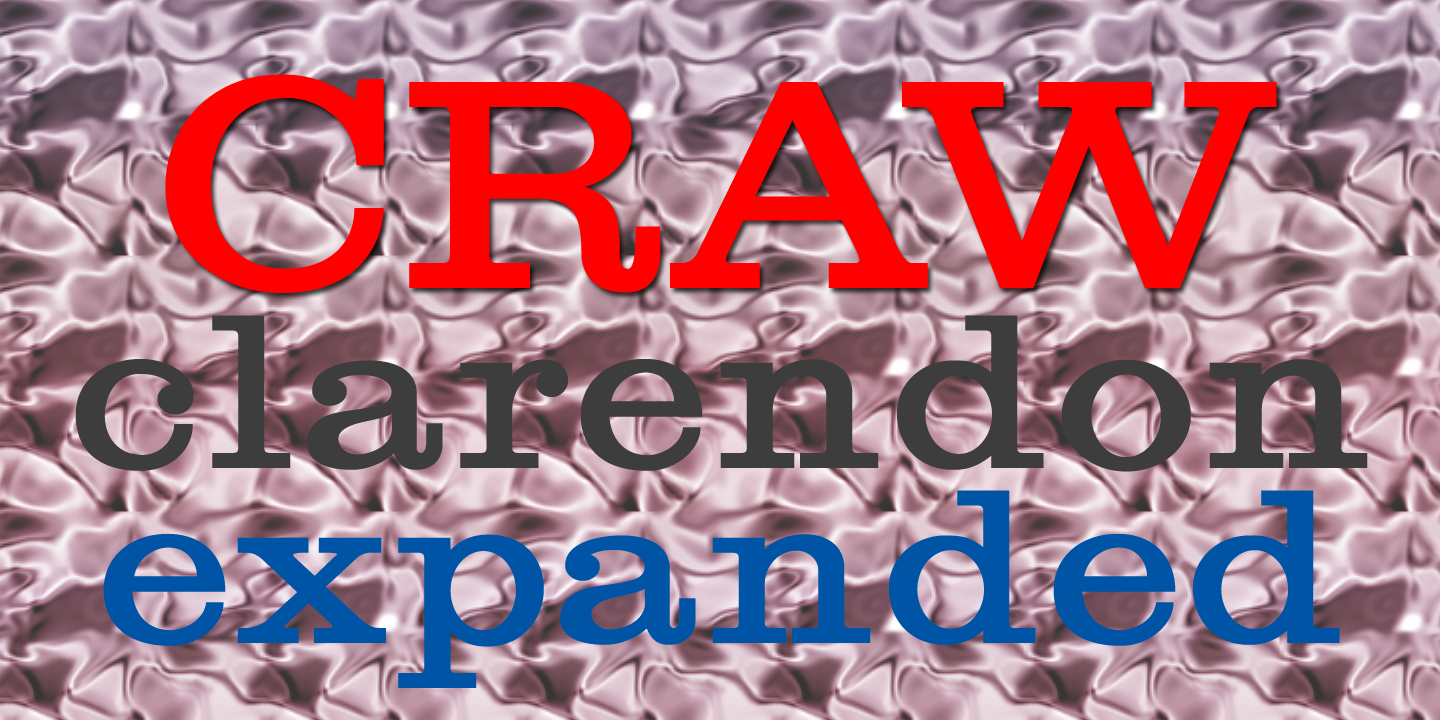 Craw Clarendon Expanded