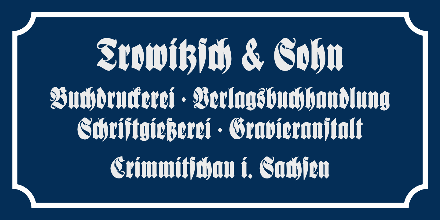 Schmale Anzeigenfraktur™