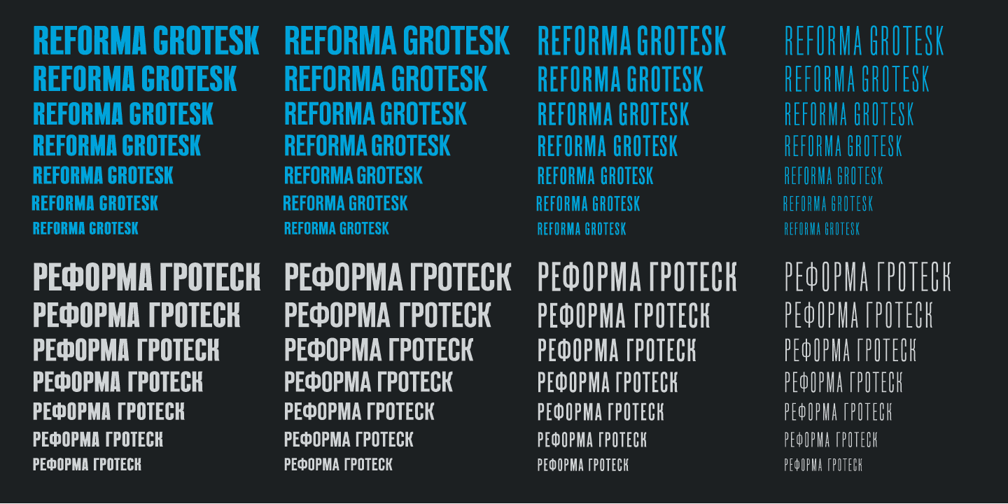 Reforma Grotesk