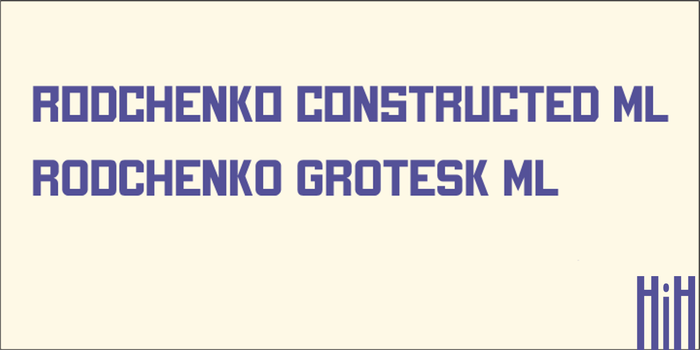 Rodchenko Constructed ML