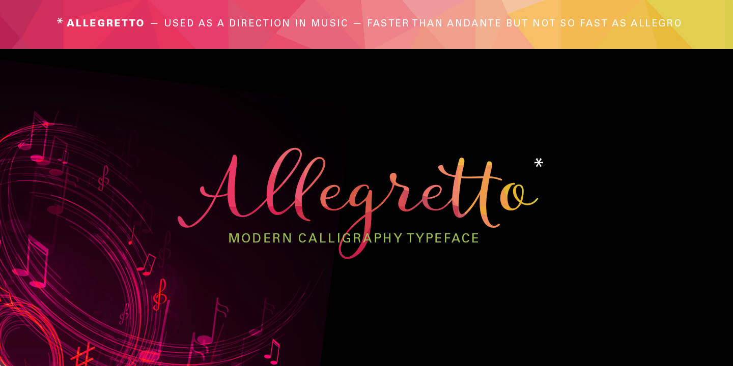 Allegretto Script