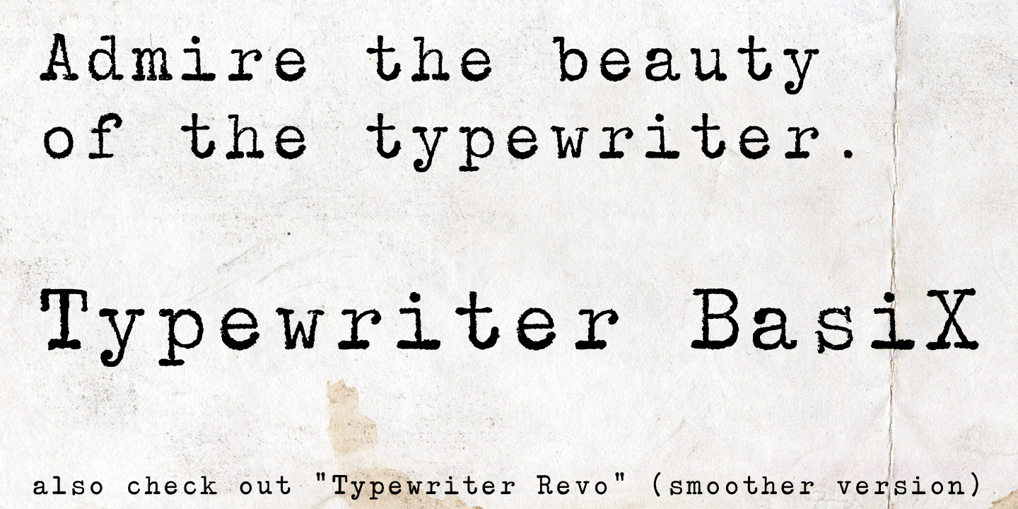 Typewriter BasiX