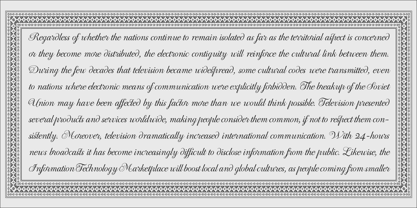 PF Bodoni Script Pro™