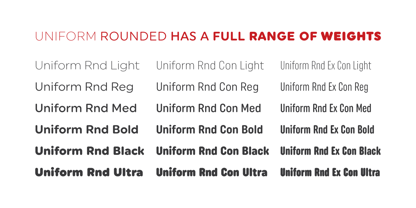 Uniform Rounded™